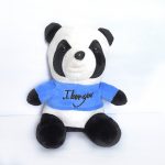 Duckyhub smooth super soft Kids Favourite Panda wit blue Jacket Plush Soft Toy 30CM_Blue&Black