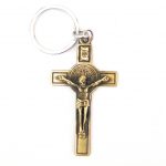 Christian Jesus Cross Metal keychain(Gold)