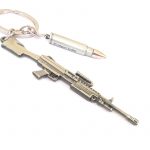 PUBG Theme RDT and Bullet Metal Keychain