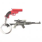 PUBG Theme VSS double with Pistol Metal Keychain