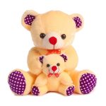 Mother And Baby Teddy Bear Cream color 45CM