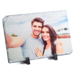 Personalized Rock Rectangle Slate Photo Picture Frames